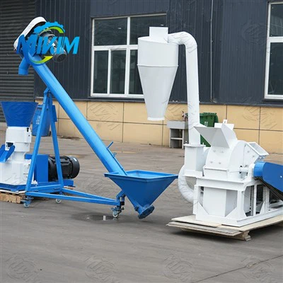 Granulu līnija koka čipsiem