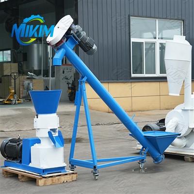 Koka zāģu skaidu biomasas granulu ražošanas mašīna līnija